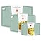 liflicon Liflicon Silicone Thick Cutting Boards Mats Set of 3 Foldable Flexible Design Juice Grooves Easy Grip Handle Dishwasher Safe for KitchenBPA free Silicone Cutting BoardLight Green