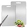 Vehequny Titanium Cutting Board for Kitchen2 Packs Titanium Cutting Board Hygienic Durable Easy to Clean and Safe Ideal Size for Everyday Use