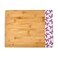 Dolly Parton Bamboo Reversible Cutting Board Pink Butterfly Print Gentle on Knives Great for Chopping and Serving 11 x 14 Inch