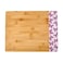 Dolly Parton Bamboo Reversible Cutting Board Pink Butterfly Print Gentle on Knives Great for Chopping and Serving 11 x 14 Inch