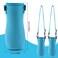 Booge 2 Pcs Sleeve Compatible with Cirkul 32 oz Water Bottle Neoprene Water Bottle Sleeve with Adjustable Shoulder Strap Blue