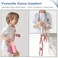 WALLFID Adjustable Water Bottle Holder with Strap Premium Compatibility for 10oz40oz BottlesChildFriendly Design Compatible with Contigo and Zak Brands and More for Hiking Gym and Travel Grey 2PCS