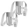 WALLFID Adjustable Water Bottle Holder with Strap Premium Compatibility for 10oz40oz BottlesChildFriendly Design Compatible with Contigo and Zak Brands and More for Hiking Gym and Travel Grey 2PCS