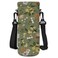 AORTDES Neoprene 1L1000ML Water Bottle Bag Carrier Portable Insulated Bottle Sling Holder Case Pouch with Adjustable Shoulder Strap for Men Women Walking Hiking Running GreenFlowers