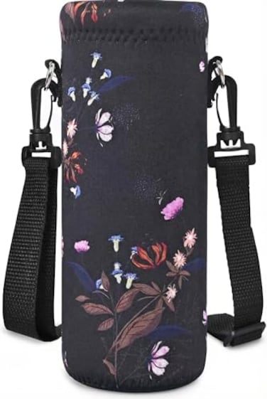 AUPET Water Bottle Bag Carrier24oz32oz Insulated Neoprene bottle Sling Holder Case Pouch Cover for 1000ML750ML Bottles with Shoulder Strap for walking