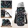 AUPET Water Bottle Bag Carrier24oz32oz Insulated Neoprene bottle Sling Holder Case Pouch Cover for 1000ML750ML Bottles with Shoulder Strap for walking Mystical Cosmic 750ML