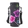 RICHEN Neoprene Water Bottle Carrier Bag with Adjustable Shoulder StrapInsulated Water Bottle Cover for 1000ml32oz Stainless SteelGlassPlastic Bottles Colorful Flowers1000ml