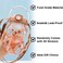 Dreamfocus Bear Water Bottles Bear Cup with Straw Cute Charms and Strap for School Gifts