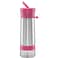 Zing Anything Aqua Zinger by Stainless Steel Infuser Bottle Double Wall Insulate Reusable Water Bottle Citrus Infusion Active Infusion Food Grade 188 Stainless Steel Hydration 20 oz Pink