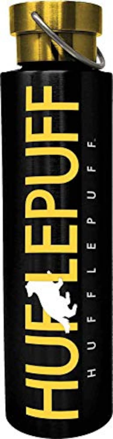 Spoontiques Harry Potter Stainless Steel Bottle Harry Potter Travel Drink Cupwith Twist Lid for Beverages 24 Oz Hufflepuff