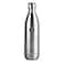 Cello Swift Stainless Steel Vacuum Insulated Flask with Screw Lid Leak Proof Double Walled Silver Bottle for Home Office Travel 34oz Silver