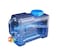 Zzooi 8L2Gallon VehicleMounted Portable Water Bottle with Handle Outdoor Water Jug with SpigotTransparent Blue