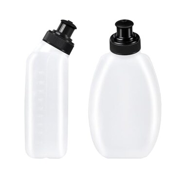 HECHZSO 2x10oz BPAFree Water Bottles for the Running Hydration Belt Fuel Belts Replacement Bottle Set for Marathon Walking Hiking Cycling Trail Skiing2 Pack