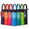 Farsea Insulated Water Bottle With Paracord Handle Protective Silicone Boot and 2 Lids Straw Lid Spout Lid Stainless Steel Water Bottle Wide Mouth Double Wall SweatProof BPAFree 18 oz