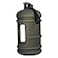 TOOFEEL 1 Gallon Water Bottle 128 oz With Flip Lid Measurements Marked Leak Proof BPA Free Jug for Gym Sports Matte Black