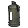 TOOFEEL 1 Gallon Water Bottle 128 oz With Flip Lid Measurements Marked Leak Proof BPA Free Jug for Gym Sports Matte Black