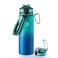GOSWAG Insulated Sports Water Bottle 24oz 2 Lidswith StrawNo Straw Stainless Steel Water Bottles with Paracord Handle Insulated Bottle with DoubleWall Vacuum Insulation