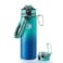 GOSWAG Insulated Sports Water Bottle 24oz 2 Lidswith StrawNo Straw Stainless Steel Water Bottles with Paracord Handle Insulated Bottle with DoubleWall Vacuum Insulation