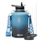 Coolflask 64 oz Water Bottle Insulated with Strap Half Gallon Water Jug Stainless Steel with Straw Spout Lids Metal Large Water Flask Keep Cold 48h Hot 24h Leak Proof NonBPA Prussian Blue