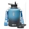 Coolflask 64 oz Water Bottle Insulated with Strap Half Gallon Water Jug Stainless Steel with Straw Spout Lids Metal Large Water Flask Keep Cold 48h Hot 24h Leak Proof NonBPA Prussian Blue