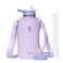 Coolflask Half Gallon Water Bottle with Straw 64 oz Insulated Stainless Steel Water Jug With Handle Metal DoubleWalled Vacuum Large Flask With Strap Leakproof Keep Cold 48 Hrs Hot 24hrs Lavender
