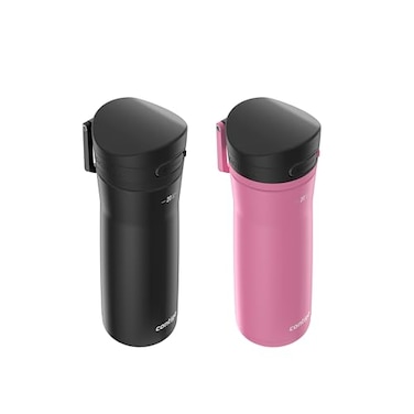 Contigo Jackson Chill 20 Water Bottle with Autopop Lid 20oz 2Pack Pink and Black