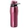 Cupture Action Water Bottle Flip Top with Handle 22oz Stainless Steel VacuumInsulated Pink