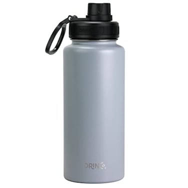 Drinco DRINCO Stainless Steel Water Bottle Spout Lid Vacuum Insulated Double Wall Water Bottle Wide Mouth 40oz 32oz 22oz 18oz 14oz Leak Proof Keeps Cold or Hot 32 oz 32oz Asphalt Gray