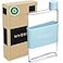 Hydrte Clear Water Bottle 118 oz Professional Cute Water Bottle for Travel Slim Lightweight BPAFree for Travel Everyday Hydration Pastel Blue