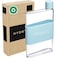 Hydrte Clear Water Bottle 118 oz Professional Cute Water Bottle for Travel Slim Lightweight BPAFree for Travel Everyday Hydration Pastel Blue