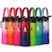 Farsea Insulated Water Bottle With Paracord Handle Protective Silicone Boot and 2 Lids Straw Lid Spout Lid Stainless Steel Water Bottle Wide Mouth Double Wall SweatProof BPAFree 18 oz