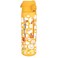 Ion8 Steel Water Bottle 600 ml20 oz Leak Proof Easy to Open Secure Lock Dishwasher Safe Flip Cover Fits Cup Holders Carry Handle Durable Scratch Resistant Raised Print Giraffes Design