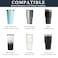 Linkidea Ceramics Tea Infuser for Loose Leaf Tea Compatible with Beast Tumbler 30oz YETI Tumbler 30oz Hydro Flask RTIC Mug Attachment Cup Tea Strainer Dishwasher Safe