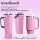 BonneChance 2 Pcs Silicone Boot for Owala 40oz 30oz FreeSip Sway Tumblers Protective Bottom Bumper AntiSlip Sleeve Accessories for FreeSip Sway Water Bottles Dishwasher Safe and BPA FreeOrangeEucalypt