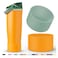 BonneChance 2 Pcs Silicone Boot for Owala 40oz 30oz FreeSip Sway Tumblers Protective Bottom Bumper AntiSlip Sleeve Accessories for FreeSip Sway Water Bottles Dishwasher Safe and BPA FreeOrangeEucalypt