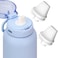 PEUTIER 2pcs Bite Valve Replacement for Ello Cooper 32oz Stainless Steel Water Bottle Water Bottle Rubber Mouthpiece Silicone Free BPA Cap Lid Spout for Ello Cooper 182240oz Accessories Parts White