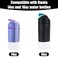 PEUTIER 2pcs Silicone Boot for Owala Kids Water Bottle 16oz14oz AntiSlip Water Bottle Cover Sleeve AntiDent Bottom Protector Wraps Compatible with Owala Kids Stainless Steel Bottle AccessoriesWhite