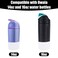 PEUTIER 2pcs Silicone Boot for Owala Kids Water Bottle 16oz14oz AntiSlip Water Bottle Cover Sleeve AntiDent Bottom Protector Wraps Compatible with Owala Kids Stainless Steel Bottle AccessoriesWhite