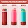 Alwenid 2PCS Silicone Water Bottle Boot for Owala 40 Oz AntiSlip Protective Sleeve Bottom Bumper Protector for FreeSip Twist and Flip Stainless Steel Water Bottles Dark Red