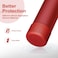 Alwenid 2PCS Silicone Water Bottle Boot for Owala 40 Oz AntiSlip Protective Sleeve Bottom Bumper Protector for FreeSip Twist and Flip Stainless Steel Water Bottles Dark Red
