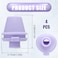 Gosknor 4pcs Bite Valve Replacement for Ello Cooper 2232oz Stainless Steel Water Bottle Water Bottle Mouthpiece BPA Free Silicone Cap Lid Spout for Ello Cooper 18223240oz Accessories PartsPurple