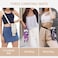 AceTreker Water Bottle Carrier Bag for Stanley 3040oz Tumbler with Handle Simple Modern Sling Holder with Strap 2 Pockets Neoprene Metal Water Bottle Carrying AccessoriesLight Pink