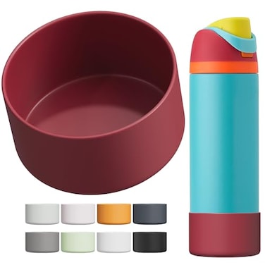 Affute Silicone Boot for Owala Water Bottle 40 oz AntiSlip Protective Sleeve for FreeSipTwistFlip Water BottlesBPA FreeBottom Bumper Cover Protects Water Bottles from ScratchesSummer Sweetness