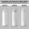 Alwenid 2PCS Silicone Water Bottle Boot for Owala 24 Oz AntiSlip Protective Sleeve Bottom Bumper Protector for FreeSip Twist and Flip Stainless Steel Water Bottles Clear