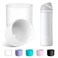 Alwenid 2PCS Silicone Water Bottle Boot for Owala 24 Oz AntiSlip Protective Sleeve Bottom Bumper Protector for FreeSip Twist and Flip Stainless Steel Water Bottles Clear