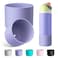 Alwenid 2PCS Silicone Water Bottle Boot for Owala 24 Oz AntiSlip Protective Sleeve Bottom Bumper Protector for FreeSip Twist and Flip Stainless Steel Water Bottles Purple