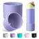 Alwenid 2PCS Silicone Water Bottle Boot for Owala 24 Oz AntiSlip Protective Sleeve Bottom Bumper Protector for FreeSip Twist and Flip Stainless Steel Water Bottles Purple