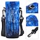 AORTDES Neoprene Water Bottle Carrier Bag with Adjustable Shoulder Strap for Men Women Walking HikingPortable Insulated Holder Case for Stainless SteelGlassPlastic Bottles Forest 750ML