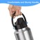 BIJISI Auto Spout Lid for YETI Rambler Bottles Fits 18263664 oz Bottles Chug Replacement Lid Cap with PushButton Lid and Flexible Handle
