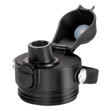 BIJISI Auto Spout Lid for YETI Rambler Bottles Fits 18263664 oz Bottles Chug Replacement Lid Cap with PushButton Lid and Flexible Handle